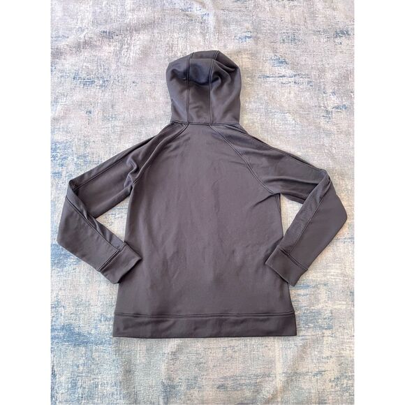 Under Armour Black Tech Terry Full Zip Hoodie Jacket Women's Large - Picture 3 of 8